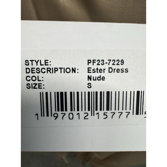 Retrofete Ester Dress Nude Small NWT! - Picture 6 of 6